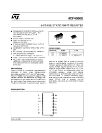 Datasheet HCF4006BM1 производства STMicroelectronics